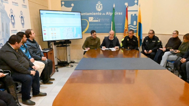 ALGECIRAS ACUMULA YA 230 LITROS POR METRO CUADRADO POR LA BORRASCA LEONARDO